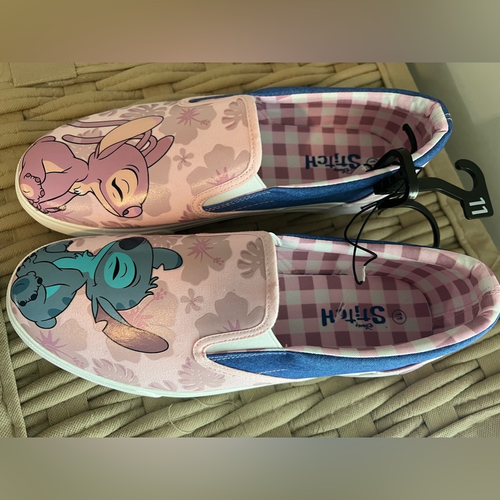 Stitch and Angel Disney shoes
